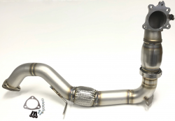 RV6 16-21 Civic 1.5T Catted Downpipe and Front Pipe Combo